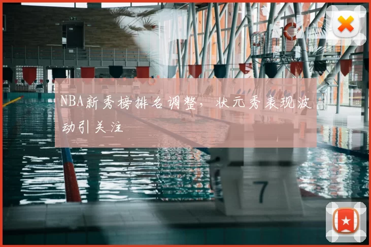 NBA新秀榜排名调整，状元秀表现波动引关注