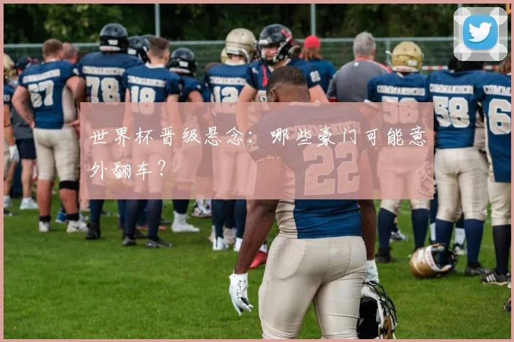 世界杯晋级悬念：哪些豪门可能意外翻车？