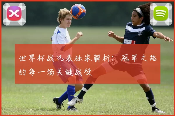 世界杯战况表独家解析：冠军之路的每一场关键战役